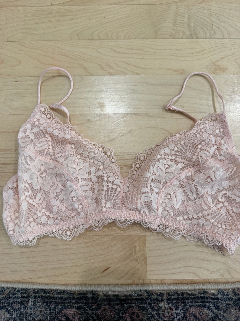 Free People Pink Lace Bralette